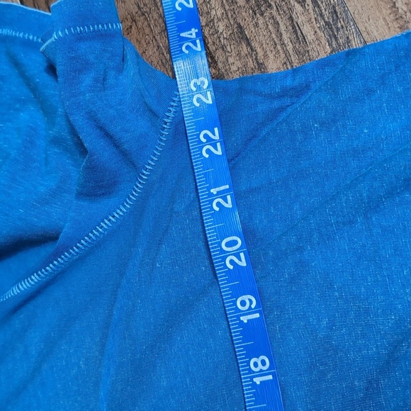 ✌️ John Varvatos Burnout Peace Polo ✌️ Size XL In Blue - Picture 10 of 11